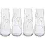Crystalex Sklenice na prosecco FLOWERS 4 x 250 ml – Hledejceny.cz