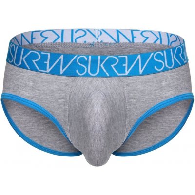 Slipy Sukrew Apex Brief Grey Marl šedo-modré – Zboží Mobilmania