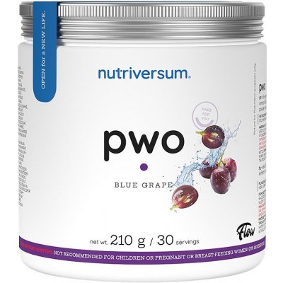 Nutriversum PWO 2.0 Pre-Workout, 210 g – Hledejceny.cz