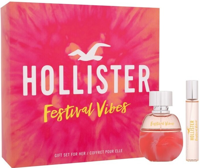 Hollister Festival Vibes for Her Dárková sada dámská parfémovaná voda 50 ml a dámská parfémovaná voda 15 ml