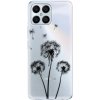 Pouzdro a kryt na mobilní telefon Honor iSaprio Three Dandelions - black Honor X8