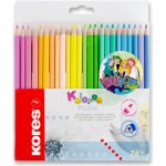 Kores Kolores Pastel Lollipopz 93322 24 barev – Zboží Živě