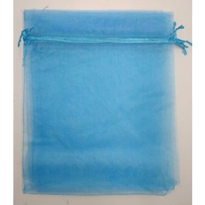 Dárkový sáček organza 7,5x10cm modrá – Zboží Živě