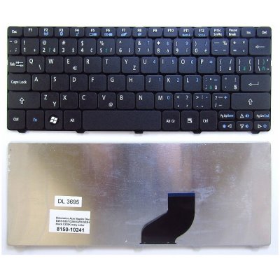 česká klávesnice Acer Aspire One D255 D257 D260 D270 532H černá CZ/SK malý enter – Zboží Mobilmania