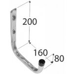 hák jednoduchý "U" 160mm HPU160 589111 – Hledejceny.cz