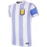pánský retro dres COPA x Maradona Argentina 1986 modro bílý – Zboží Mobilmania