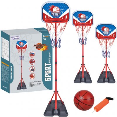 WOOPIE dětský basketbalový koš s nastavitelnou výškou 90–170 cm + míč – Hledejceny.cz