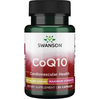Swanson CoQ10 Koenzym Q10 200 mg 30 kapslí