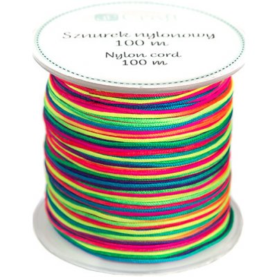 dp Craft Nylonový provázek 0,8 × 100 m - duhový – Hledejceny.cz