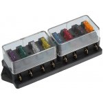 Distribuční blok - 8 pojistek /pojistkový držák/ – Sleviste.cz