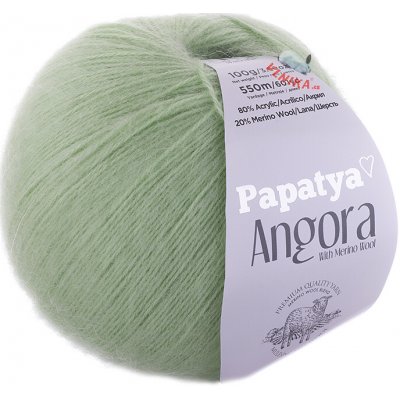 Kamgarn Příze Papatya Angora Merino Varianta: 6530 – Zboží Dáma
