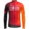 Cyklistický dres GOBIK HYDER INEOS GRENADIERS 2025 - oranžová/červená