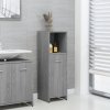 Koupelnový nábytek Nábytek XL Koupelnová skříňka šedá sonoma 30x30x95 cm kompozitní dřevo