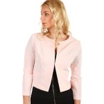 Glara sako s tříčtvrtečními rukávy i pro plnoštíhlé světle růžová – Hledejceny.cz