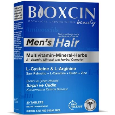 Bioxcin Beauty na posílení vlasů pro muže 30 tablet – Hledejceny.cz