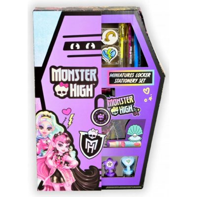 Monster High pouzdro s psacími potřebami a nálepkami v krabičce – Hledejceny.cz