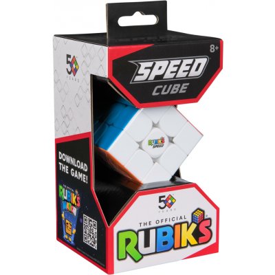 Spin Master Hlavolam Rubikova kostka Speedcube 3x3 – Zboží Mobilmania