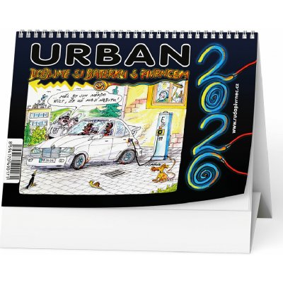 Baloušek Tisk stolní Urban Dobijme si baterku s Pivrncem, 22,5 × 16 cm 2026 – Zboží Dáma