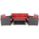 V-GARDEN Zahradní sestava PORTORIKO RED DeLuxe – Hledejceny.cz