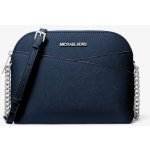 Michael Kors dámská kožená kabelka crossbody Jet Set Travel Medium Dome modrá – Hledejceny.cz