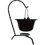 KESSEL Kotlík na guláš servírovací smalt černý 0,8 l, stojánek servírovací – Zbozi.Blesk.cz