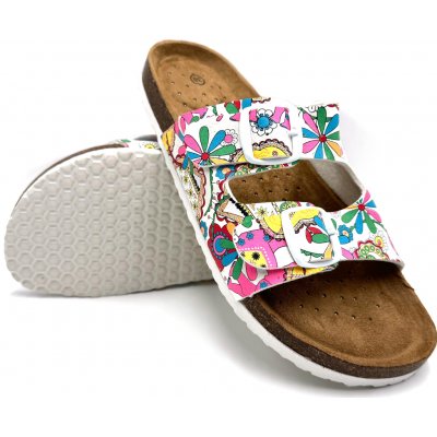 Dámské biopantofle bílé se vzorem – Hledejceny.cz