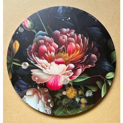 Kulatý obraz Květiny – Zboží Dáma