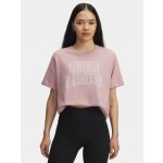 Under Armour Rival Os Campus Tee Wmn Pink – Zboží Mobilmania