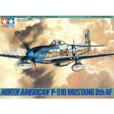 Tamiya North American P-51D Mustang 8th AF 1:48 – Hledejceny.cz