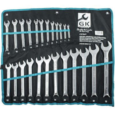 GK Tools sada očkoplochých klíčů, chrom 24 dílů 6-32 mm GK10345 – Hledejceny.cz