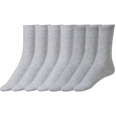 Esmara dámské ponožky BIO 7 párů světle šedá – Zboží Mobilmania