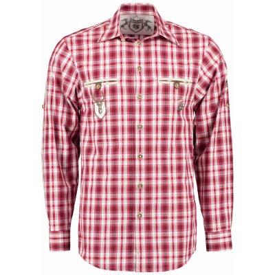 Košile Orbis Trachten pánská červená s výšivkou – Hledejceny.cz