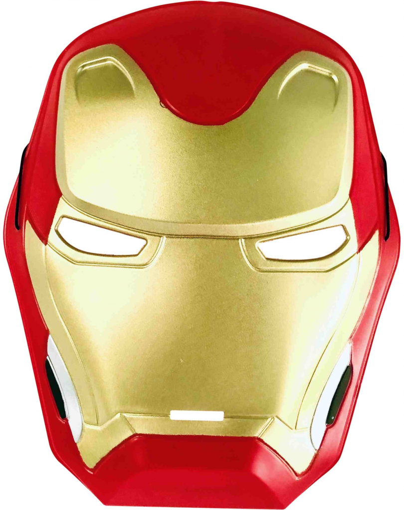 MASKA IRON MAN SVÍTÍCÍ LED SUPERHRDINA