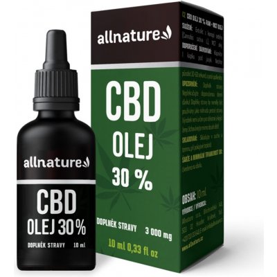Allnature CBD olej 30% 10 ml – Sleviste.cz