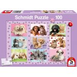 Schmidt Moji zvířecí přátelé 100 dílků – Sleviste.cz