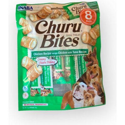 Churu Dog Bites Chicken wraps Chicken+Tuna 8 x 12 g – Sleviste.cz