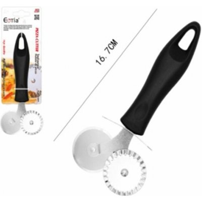 kráječ pizza+rádýlko 16,7cm NR, EOTIA, plast.drž. – Zboží Dáma