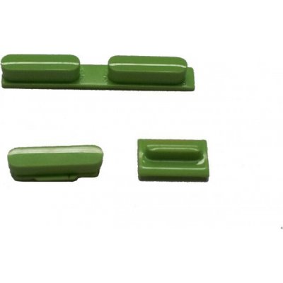 OEM Set tlačítek pro iPhone 5C, zelený – Zboží Živě