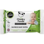 Cheeky Panda dětské vlhčené bambusové ubrousky 100% rozložitelné 64 ks – Sleviste.cz