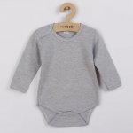 NEW BABY Kojenecké celorozepínací body Classic II šedé – Hledejceny.cz