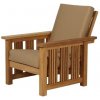 Zahradní židle a křeslo Barlow Tyrie Teakové polohovací křeslo Mission, 74 x 99 x 94 cm, rám teak, venkovní látka Sunbrella water-repellent