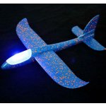 ISO Pěnové Házecí Letadlo LED 37 x 37 cm modré – Sleviste.cz