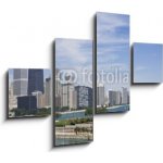 Obraz čtyřdílný 4D - 120 x 90 cm - Amazing Gold Coast in Chicago Amazing Gold Coast v Chicagu – Hledejceny.cz