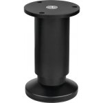 Walteco Nábytková noha průměr 38mm výškově nastavitelná 100-115 mm 250 kg, matná černá 50512 – Zboží Mobilmania