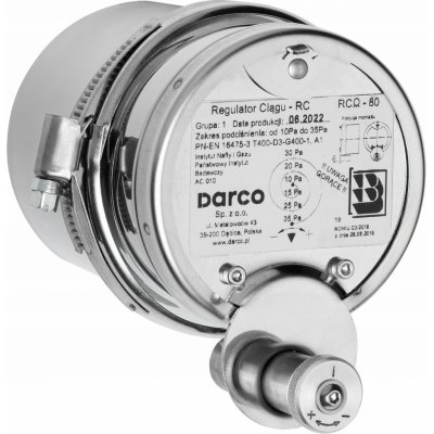 Darco Regulátor komínového tahu fi 80 RCO-80 – Zboží Dáma
