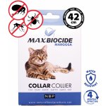 Max Biocide Collar Obojek proti klíšťatům a blechám pro kočky 42 cm – HobbyKompas.cz