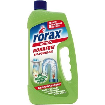 Rorax Bio-Power-Gel čistič potrubí 1 l