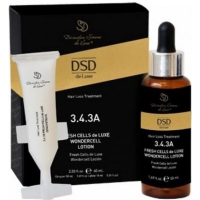 DSD de Luxe 3.4.3A Wondercell sada proti vypadávání vlasů 50 + 10 ml