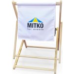 MITKO Dřevěné reklamní lehátko s libovolným potiskem a volánem 56 x 89/93/97 cm Vícebarevný s výběrem potisku standardní PES 200 g/m² – Hledejceny.cz
