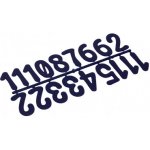 LYSON Čísla úlů v modré barvě – Zboží Dáma